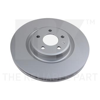 Jeu de 2 disques de frein avant NK OEM 4G0615301Q