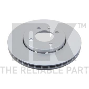 Jeu de 2 disques de frein avant NK OEM 1S0615301M