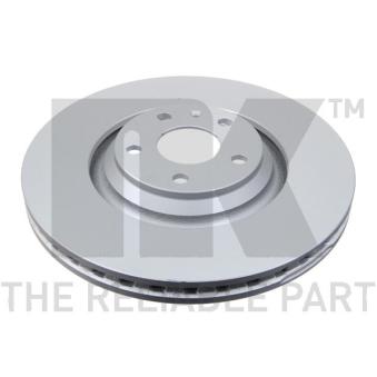 Jeu de 2 disques de frein avant NK OEM 8J0615301