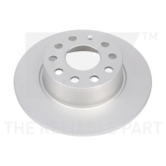 Jeu de 2 disques de frein arrière NK 3147175 pour JEEP COMMANDER 1.2 TSI - 110cv