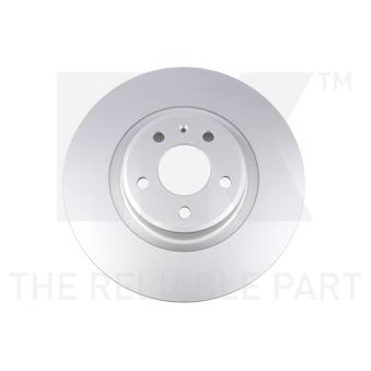 Jeu de 2 disques de frein avant NK 3147182 pour AUDI A6 50 TFSI e quattro - 252cv