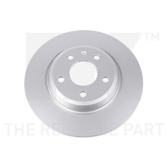 Jeu de 2 disques de frein arrière NK OEM 80A615601B