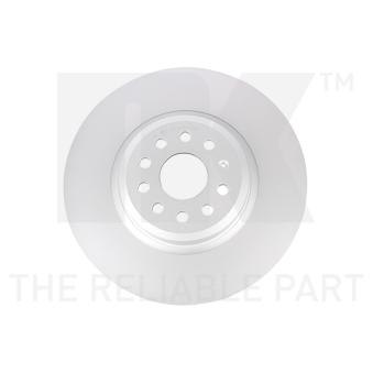 Jeu de 2 disques de frein avant NK 3147193