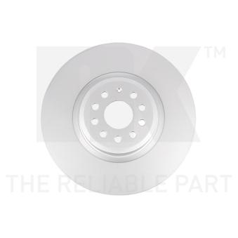 Jeu de 2 disques de frein avant NK 3147194 pour AUDI Q5 Pro Performance - 204cv