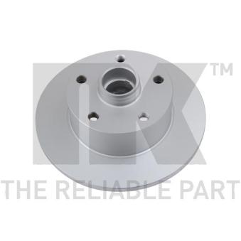 Jeu de 2 disques de frein arrière NK OEM 8D0615601B