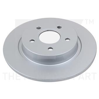 Jeu de 2 disques de frein arrière NK OEM 1223566