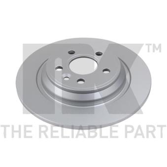 Jeu de 2 disques de frein arrière NK 314857 pour CADILLAC SRX 2.0 D3 - 150cv