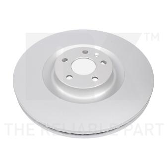Jeu de 2 disques de frein avant NK OEM 31400569
