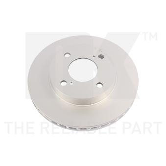 Jeu de 2 disques de frein avant NK [315242]