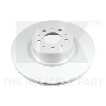 Jeu de 2 disques de frein arrière NK 3166012