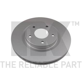 Jeu de 2 disques de frein avant NK 319329 pour ISUZU GEMINI 2.0 CRD - 140cv