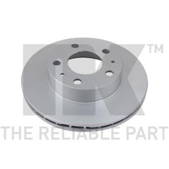 Jeu de 2 disques de frein avant NK OEM 1307356080