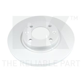 Jeu de 2 disques de frein arrière NK 319962 pour SSANGYONG ACTYON e-C4 - 156cv