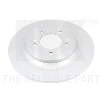 Jeu de 2 disques de frein arrière NK OEM 58411N7000