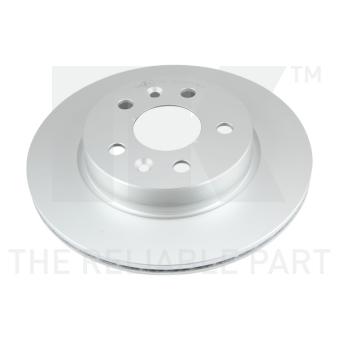 Jeu de 2 disques de frein arrière NK [319976]