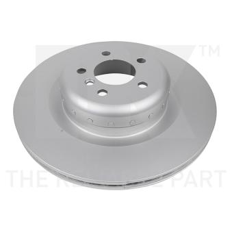 Jeu de 2 disques de frein arrière NK OEM 34216795318