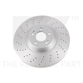 Jeu de 2 disques de frein avant NK 3433105