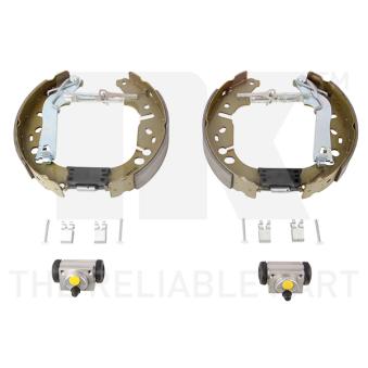 Jeu de mâchoires de frein NK 443670502 pour OPEL CORSA 1.4 - 100cv
