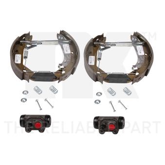 Kit de freins, freins à tambours NK 449942701 pour HONDA CRX 1.9 D - 70cv