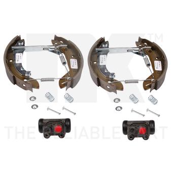 Kit de freins, freins à tambours NK 449942702 pour PEUGEOT 205 1.4 CJ - 75cv