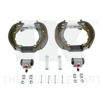Kit de freins arrière prémontés NK 449957705 pour SKODA RAPID PureTech 110 - 110cv