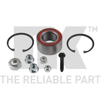 Roulement de roue avant NK 759918 pour AUDI 80 1.4 i - 60cv