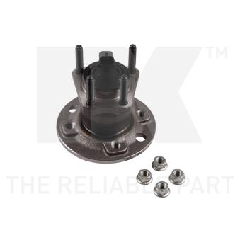 Roulement de roue arrière NK 763622 pour FORD C-MAX 1.7 CDTi - 110cv