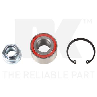 Roulement de roue arrière NK 765004 pour MAZDA 2 1.0 - 68cv