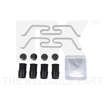 Kit d'accessoires, plaquette de frein à disque NK OEM T4N9760