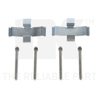 Kit d'accessoires, plaquette de frein à disque NK 7915904