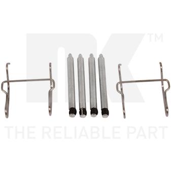 Kit d'accessoires, plaquette de frein à disque NK [7919081]