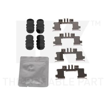 Kit d'accessoires, plaquette de frein à disque NK 79221812