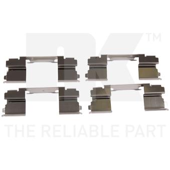 Kit d'accessoires, plaquette de frein à disque NK [79231730]