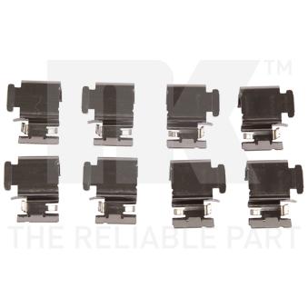 Kit d'accessoires, plaquette de frein à disque NK 7923298