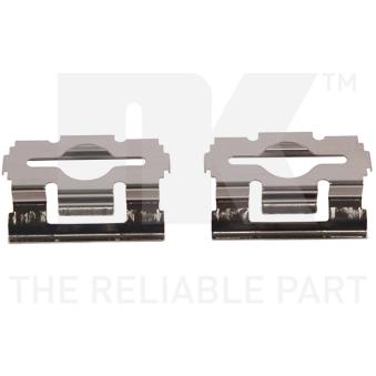 Kit d'accessoires, plaquette de frein à disque NK [7923657]