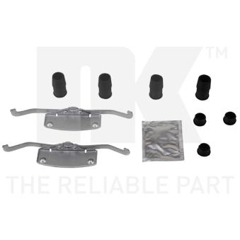 Kit d'accessoires, plaquette de frein à disque NK 79251837