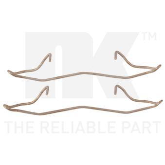 Kit d'accessoires, plaquette de frein à disque NK [7925186]