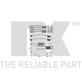 Kit d'accessoires, mâchoire de frein NK 7925624