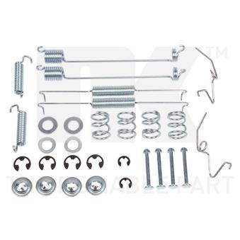 Kit d'accessoires, mâchoire de frein NK 7925641 pour FORD TRANSIT 2.4 D - 68cv