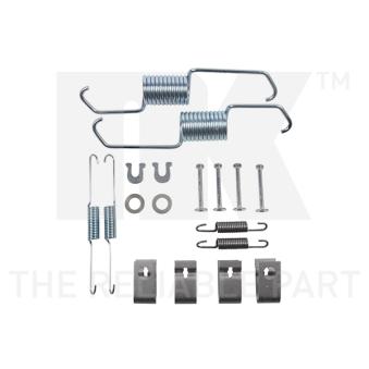 Kit d'accessoires, mâchoires de frein de stationnement NK 7926743 pour TOYOTA COROLLA 1.6 i - 110cv