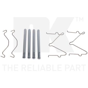 Kit d'accessoires, plaquette de frein à disque NK [79321209]