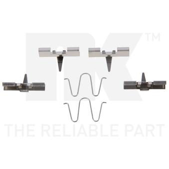 Kit d'accessoires, plaquette de frein à disque NK OEM 5580062G01000