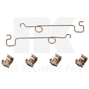 Kit d'accessoires, plaquette de frein à disque NK 7932994