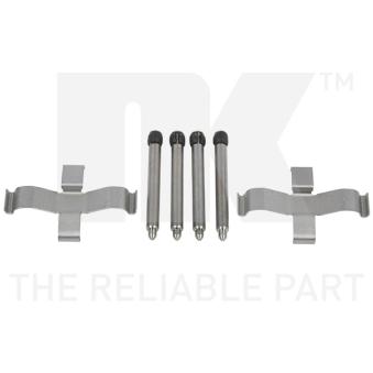 Kit d'accessoires, plaquette de frein à disque NK 7933046 pour AUDI A4 E 320 - 220cv