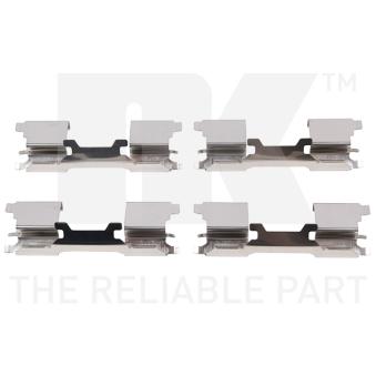 Kit d'accessoires, plaquette de frein à disque NK 79331762