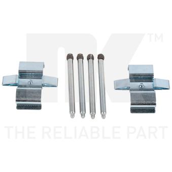 Kit d'accessoires, plaquette de frein à disque NK [79331765]