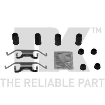 Kit d'accessoires, plaquette de frein à disque NK 79331843 pour FORD GRANADA E 300 - 252cv