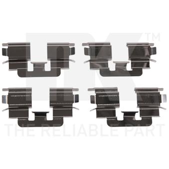 Kit d'accessoires, plaquette de frein à disque NK [7933215]