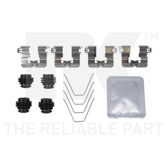 Kit d'accessoires, plaquette de frein à disque NK 79341703