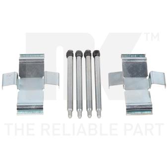 Kit d'accessoires, plaquette de frein à disque NK [7936039]